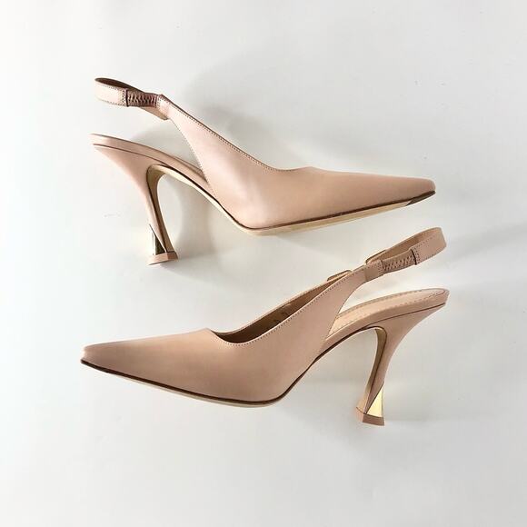 NIB Louis Vuitton Sparkle Slingback Pointed Toe Pumps 37 - Picture 5 of 11